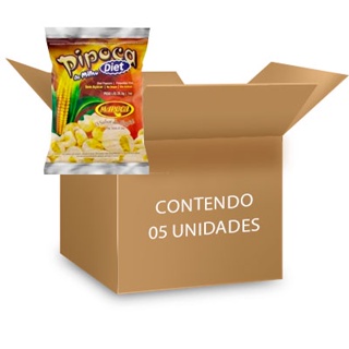 Pipoca de Canjica de Milho Diet Maroca com 5 Pacotes de 28,5g cada em Oferta na Shopee