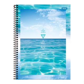 Caderno Universitário 4 Elementos 80 Folhas 01 Materia