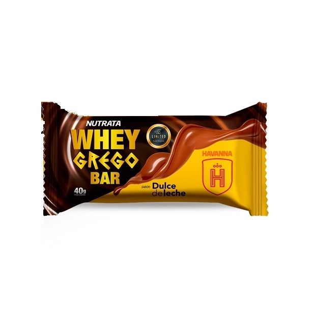 Whey Grego Bar Havanna Doce de Leite 40g - Nutrata