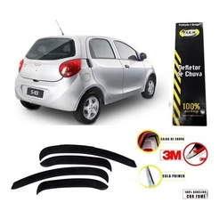 Calha de Chuva Defletor Chery S18 2011 a 2017 4 Portas Ecoflex