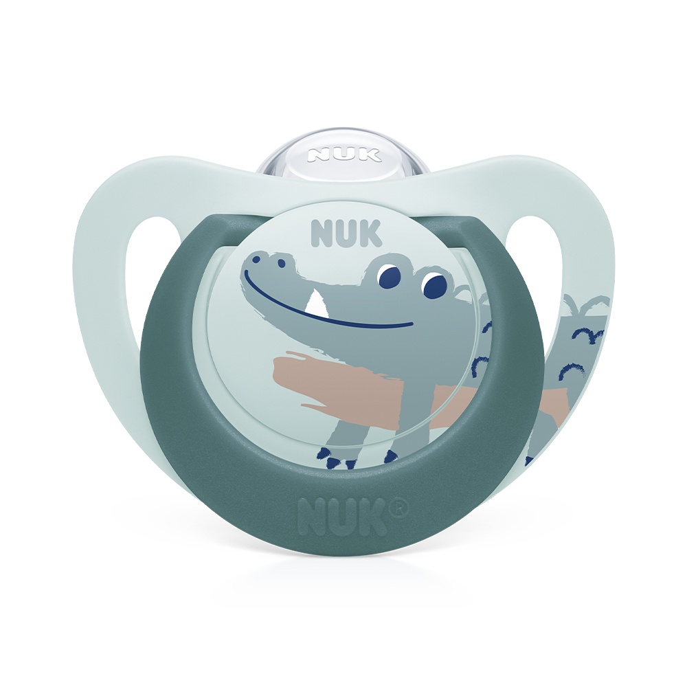 Chupeta Bico de Silicone 6+ Meses Star - NUK em Oferta na Shopee