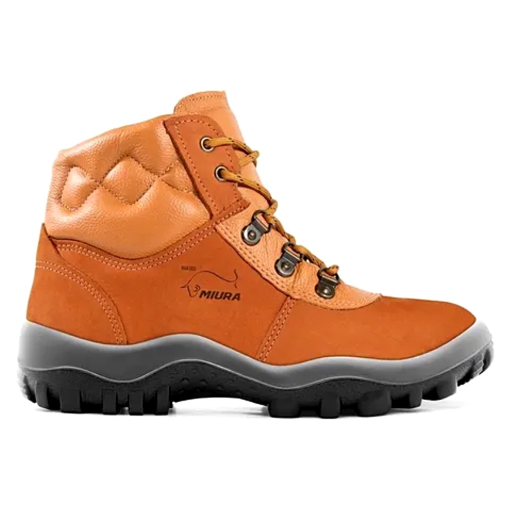 Botina Safetline Miura Bota De Segurança Nobuck Caramelo