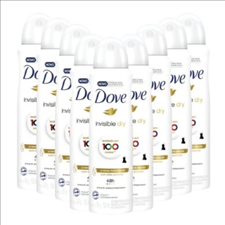 Kit 9 Desodorantes Dove Aerosol Antitranspirante Spray Invisible Dry 150ml