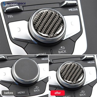 SECRETSPACE Painel De Controle De Fibra De Carbono Para Carros Tampas Decorativas Acessórios De Estilo Adesivos De Guarnição Protetores Audi A3 2012-2017 B8U7