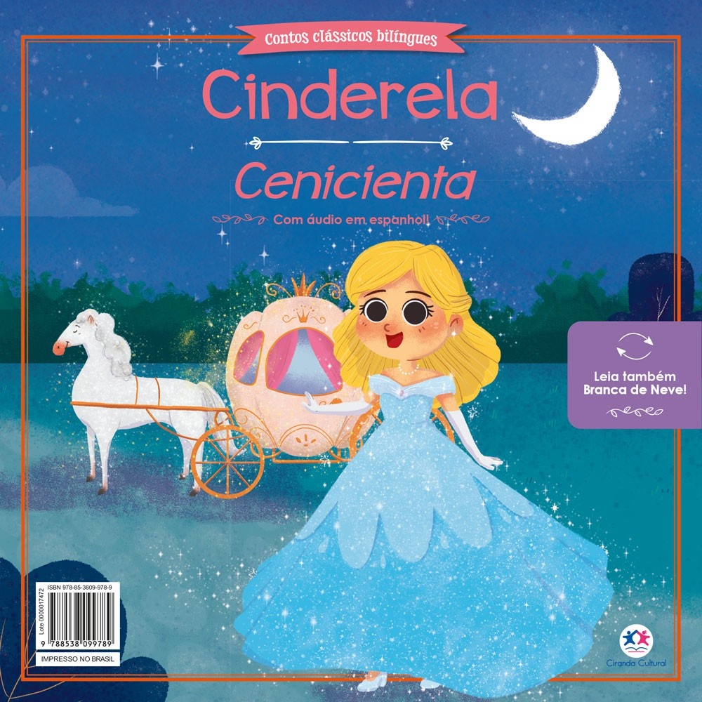 Livro Cinderela e Branca de Neve