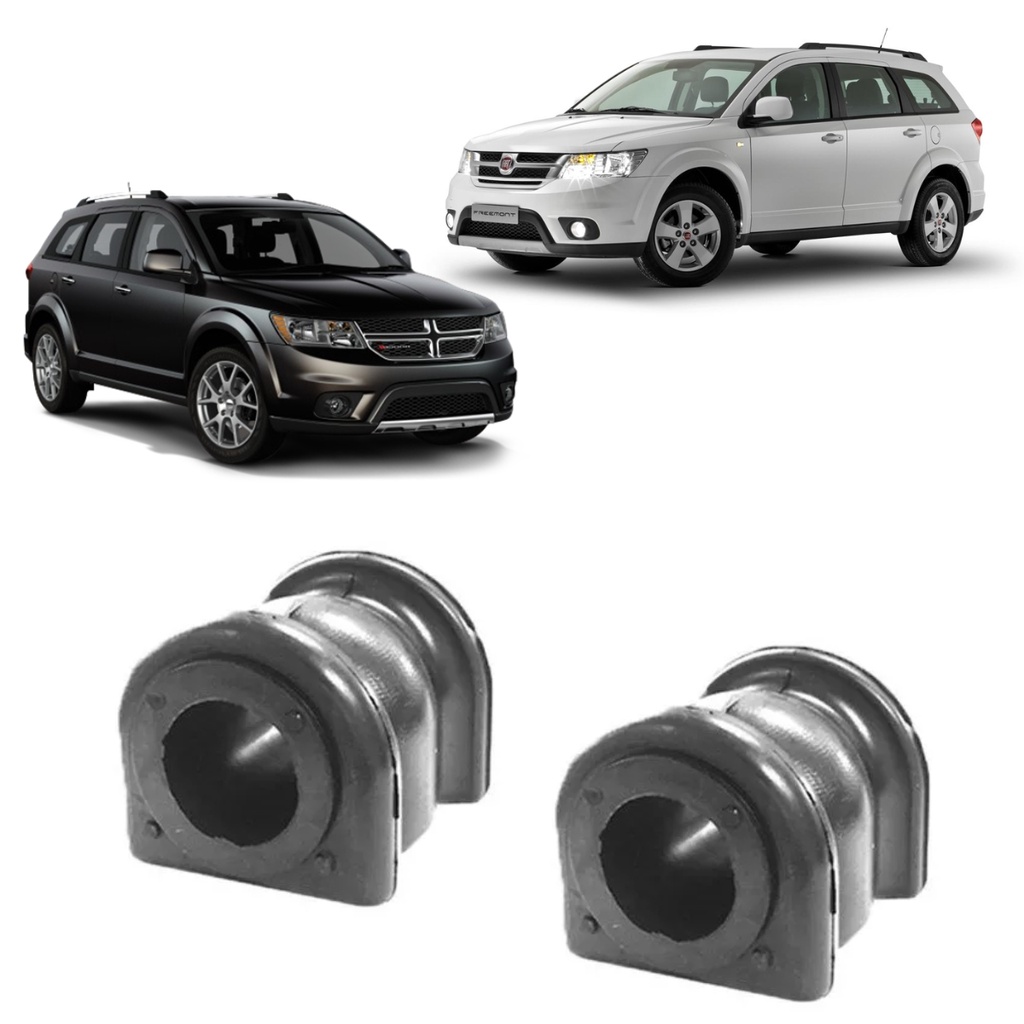 Par Bucha Barra Estabilizadora Dianteira Fiat Freemont Dodge Journey