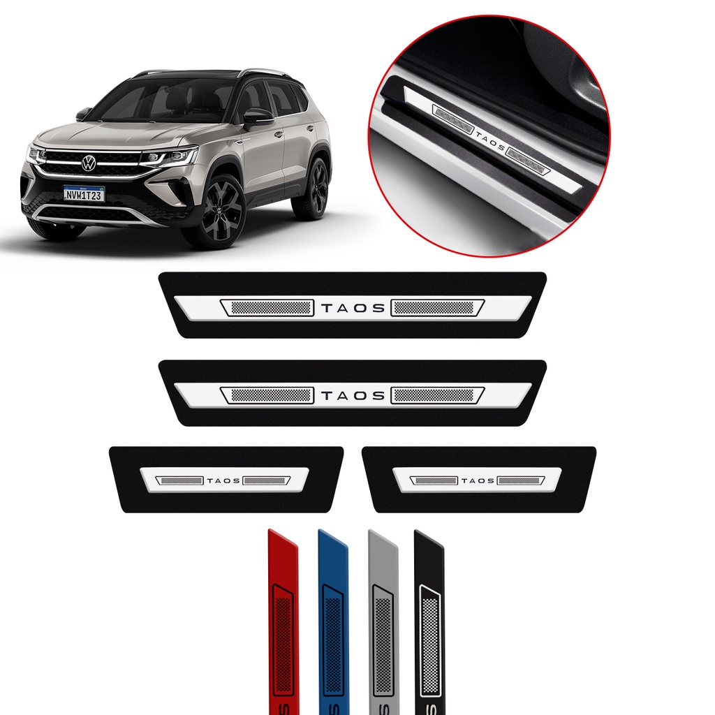 Soleira de Porta na Cor do Carro para Volkswagen Taos