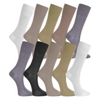Kit com 10 Meias Social Clássica Masculina Lupo