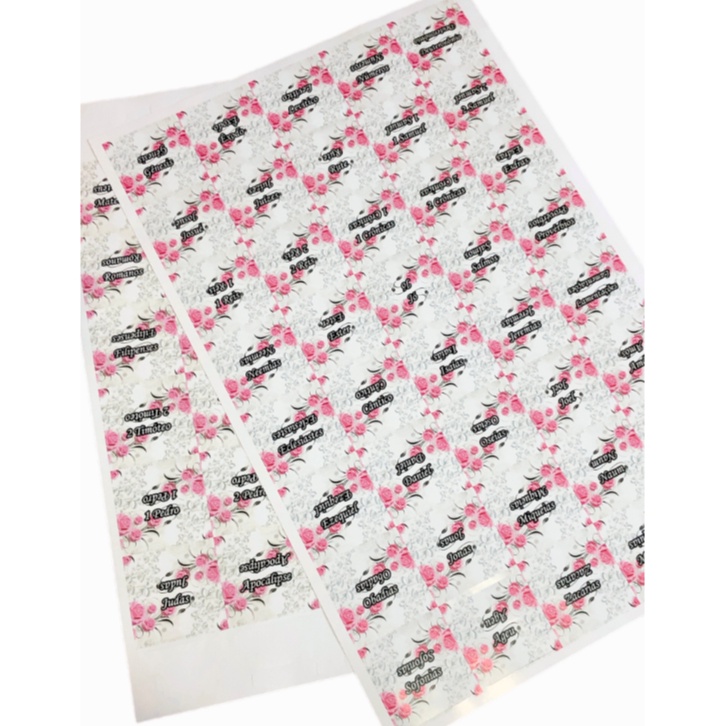 Abas Adesivas Para Bíblia - Florida Feminina Índice Marcador em Oferta na Shopee