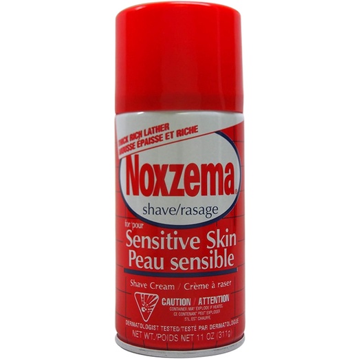 Espuma Creme De Barbear Noxzema Shave Sensitive Skin 311g - Pele Sensível