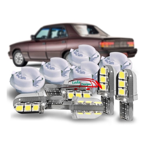 8 Lâmpadas + Soquete Led Painel Branco Opala Caravan 2.5 4.1