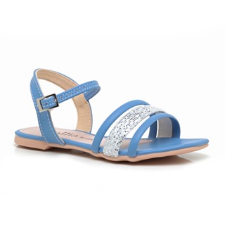 Sandália Feminina Infantil Confortável Colorida Brilho Glitter Original Emília  - Pronta Entrega