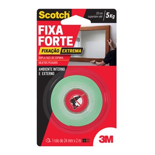 Fita dupla face espuma Fixa Forte Extreme 24mmx2m 3M