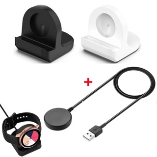 Suporte De Carga Carregador USB Tipo C Para Relógio Samsung Galaxy 3 4 Classic Active 2 40mm 44mm 45mm 43mm 47mm Cabo Da Estação Doca Em Silicone