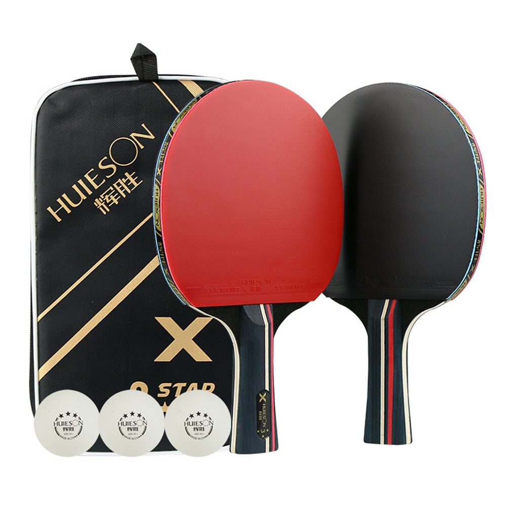 [deryu] 2Pcs Tênis De Mesa Profissional Para Iniciantes Conjunto De Raquete De Madeira Jogo De Ping Pong Esportivo