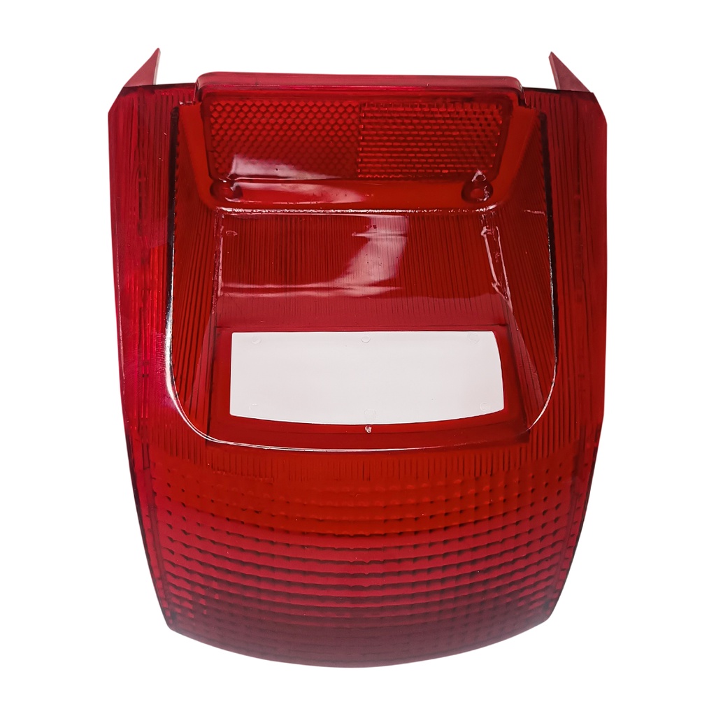 Lente Central Lanterna Traseira Biz 100 1997/2005 POP 100 2007/2015 Vermelha — imagem 2 de 2