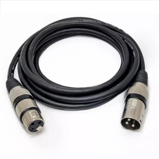 Cabo Microfone Xlr 1 metro (canon) Macho E Femea Balanceado