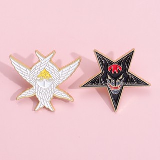Desenho Animado Criativo Devilman Angel Esmalte Avatar Broche Crachás Lapela Alfinetes Colarinho Crachá Jóias Fãs Presente