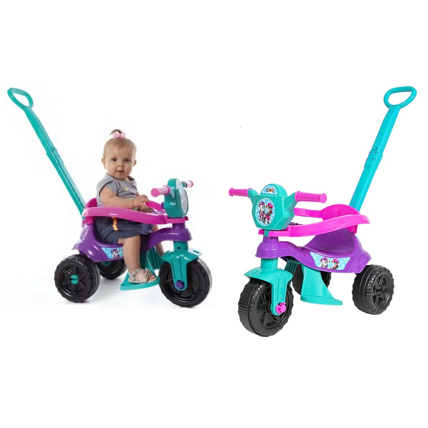 Carrinho Passeio Motoca Triciclo TicoTico Velotrol  Até 25kg