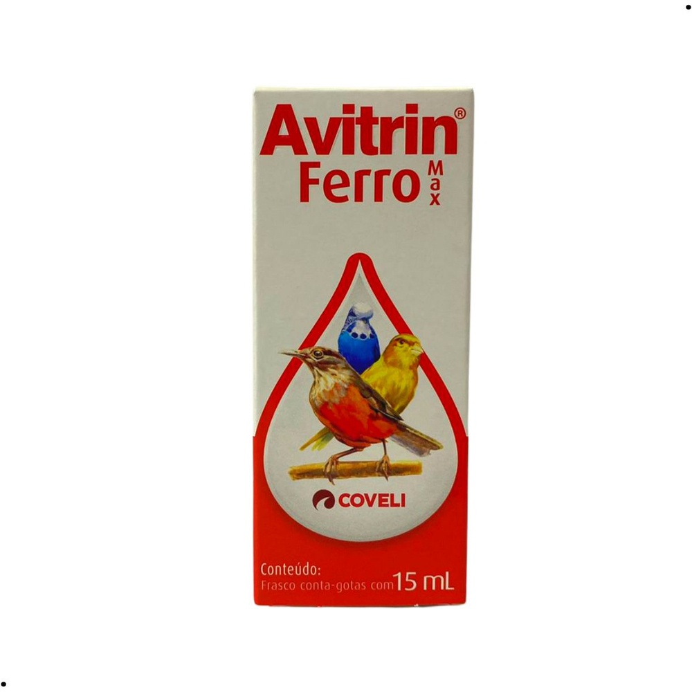 Avitrin Ferro Max 15ml para aves