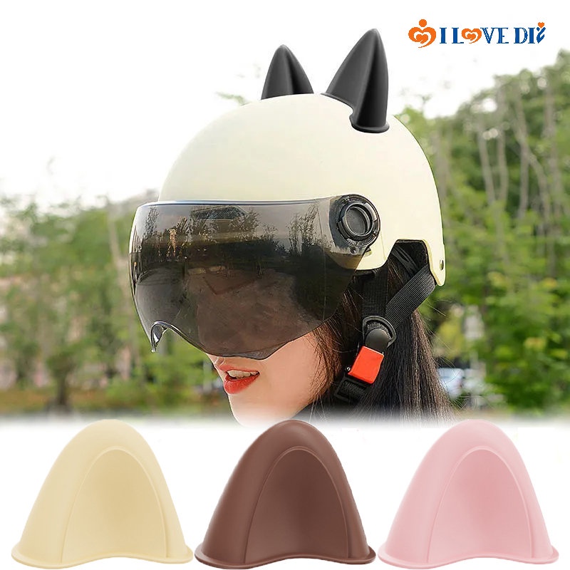 Orelha De Gato Autoadesiva DIY Modelagem De Decoração De Capacete De Motocicleta/Bicicletas Elétricas Decorativas Modelo Animal Adorável Acessório