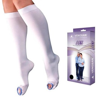 Meia 3/4 ANTI Trombose Venosan AES AD 18MMHG PE Aberto em Oferta na Shopee