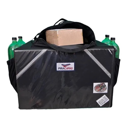 Mochila Bolsa Delivery Isopor Térmica Pizza 35cm/45litros