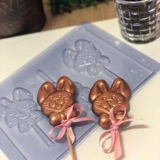 Forma de Acetato Confeitaria Pirulito Coelho Orelhudo Páscoa em Oferta na Shopee