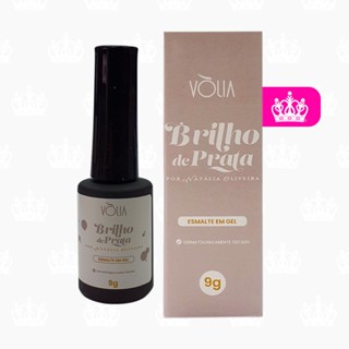 Esmalte em Gel Brilho de Prata - Volia - 9g