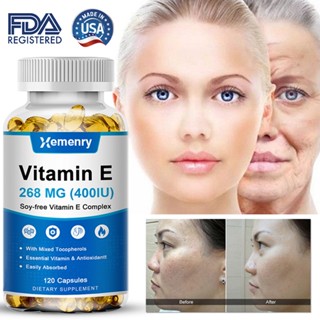 Vitamina E 268 mg Com Tocoferóis Mistos , Bem Absorvidos , Suplemento Dietético