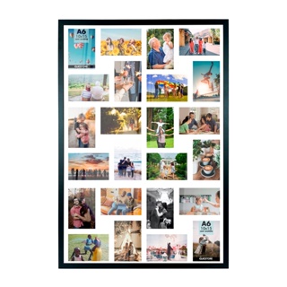 Quadro Multifotos 24 Fotos 10x15 Mural Painel Retrato Moldura 60x90cm Parede Sala Grande Decoração Criativo Pop Acetato em Oferta na Shopee