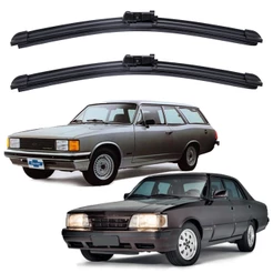 Par Palhetas Limpador Parabrisa Dianteiro GM Para Carro Chevrolet Caravan Diplomata 1989 A 1992 Kit