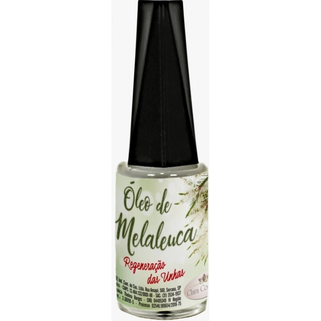 Base Óleo de Melaleuca para Unhas e Cutículas 9mL Contra Fungos Micoses Manicure Pedicure Podologia