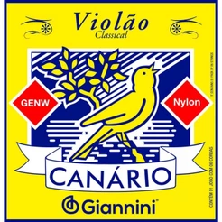 ENCORDOAMENTO VIOLÃO NYLON GIANNINI GENW CANÁRIO MÉDIO