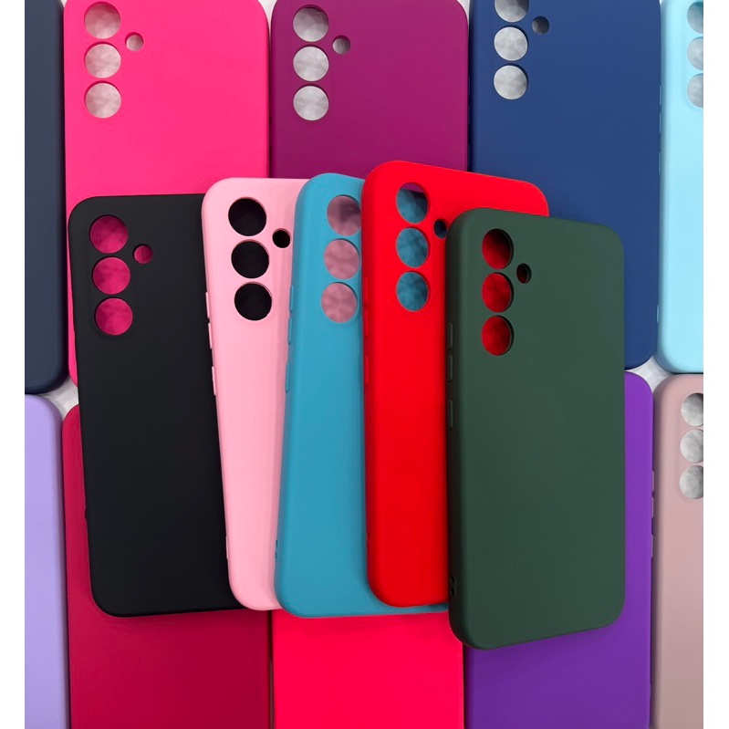 Capinha Case de Silicone Aveludada para Smartphone Premium para Samsung Galaxy A54 5G - Diversas Cores