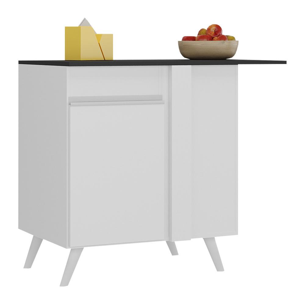 Balcão Cozinha de Canto 1 Porta Veneza Multimóveis MP3743.891 Branco - Home & Living