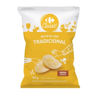 Batata Frita Lisa Tradicional Carrefour Classic 90g
