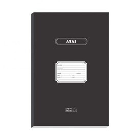 Livro Ata Sem Margem Com 100 Folhas 305x210 mm Pagina Brasil em Oferta na Shopee