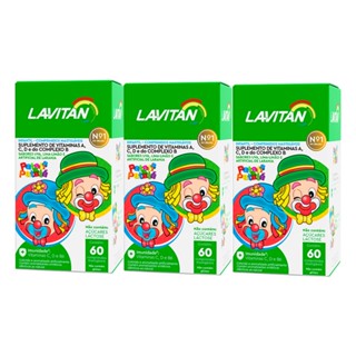 Lavitan Infantil Patati Patatá Sabores Com 3 Caixas