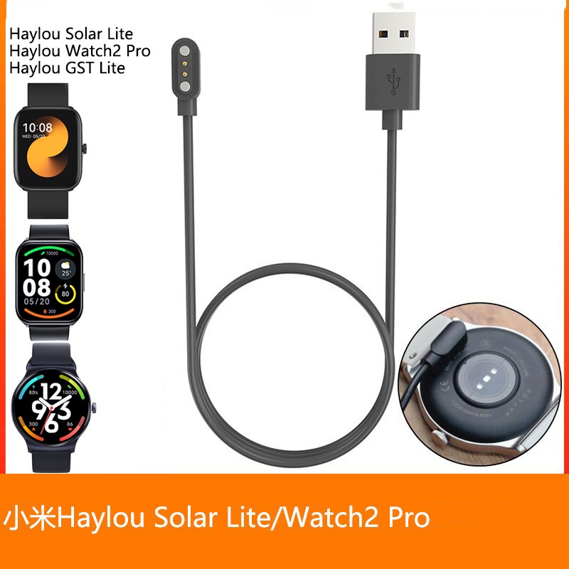 Para Haylou Solar Lite/Watch2 Pro/GST RT3 2/RS5 4 Relógio Cabo De Carregamento LS09A LS16 LS05 LS10 LS11 Carregador