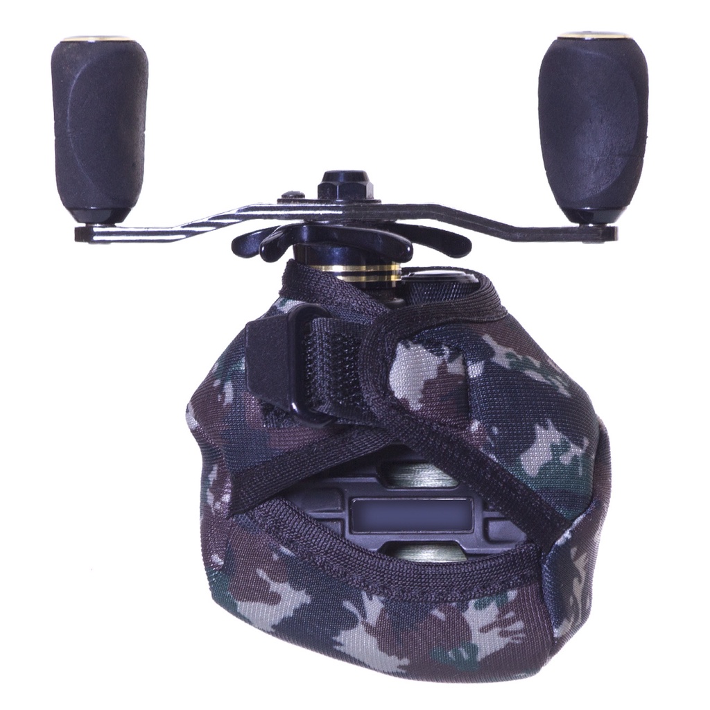 Capa Proteção para Carretilha/Molinete Esporte Pesca Bad Fish Camuflado