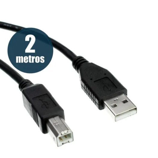 Cabo Usb 2.0 P/ Impressora Am/bm 2 Metros