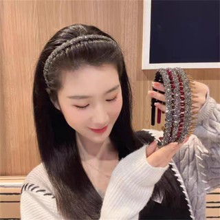 Fita Vintage flocking Rhinestone Para Cabelo , Bandas Elásticas Com Pentes De Dentes , Acessórios Meninas Femininas