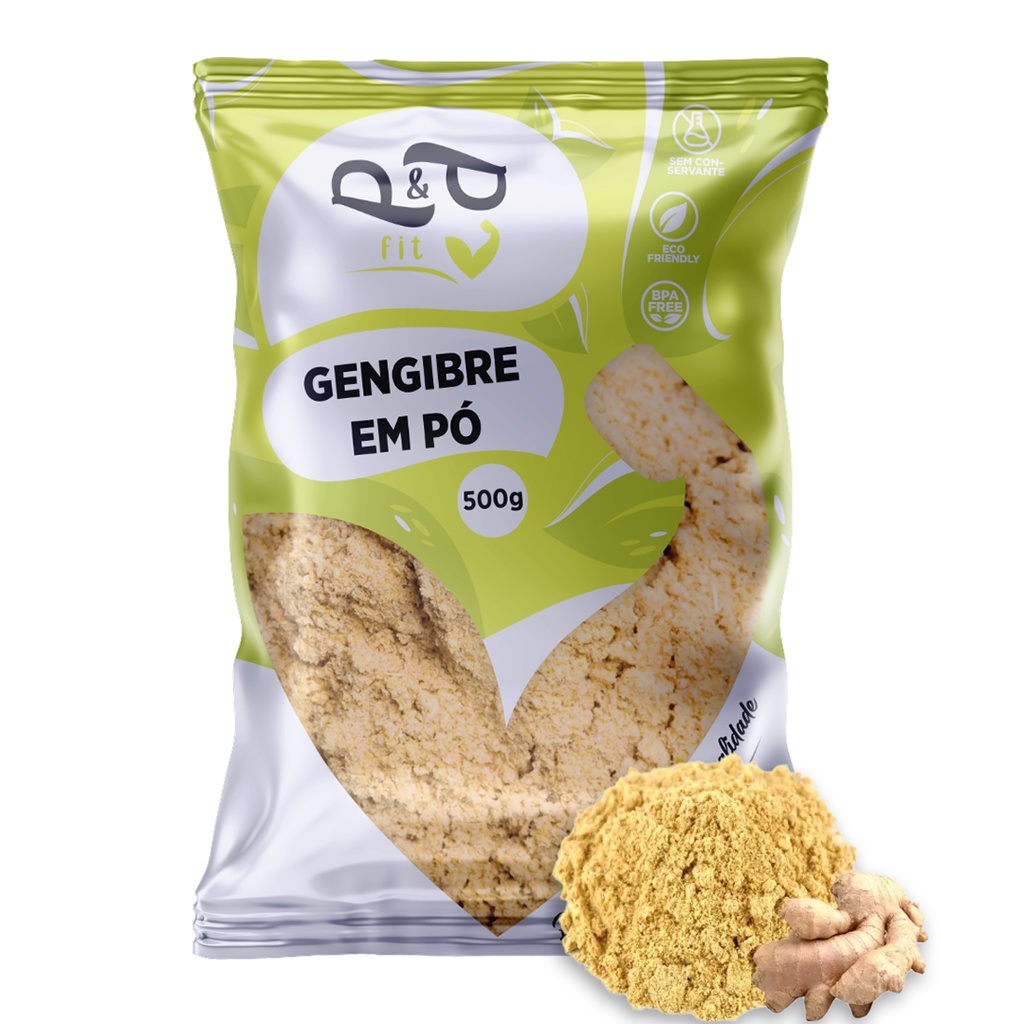 Gengibre em Pó 500g - P&P em Oferta na Shopee