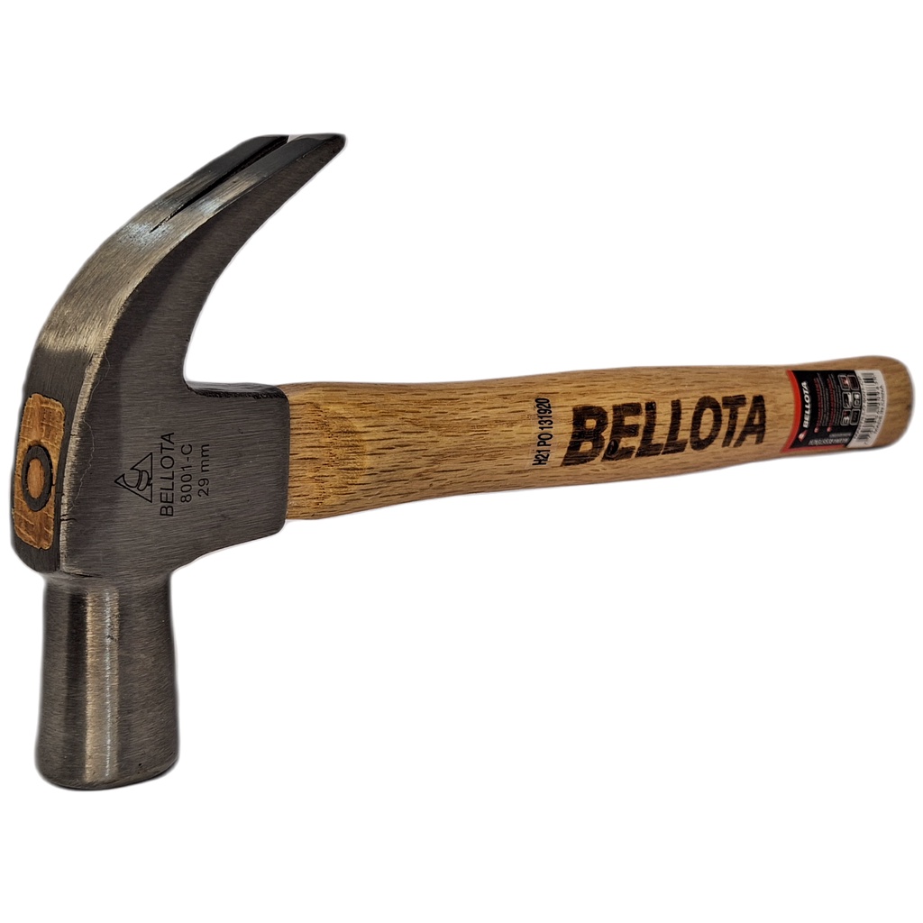 Martelo Unha Bellota 8001-C  29mm Carpinteiro Profissional