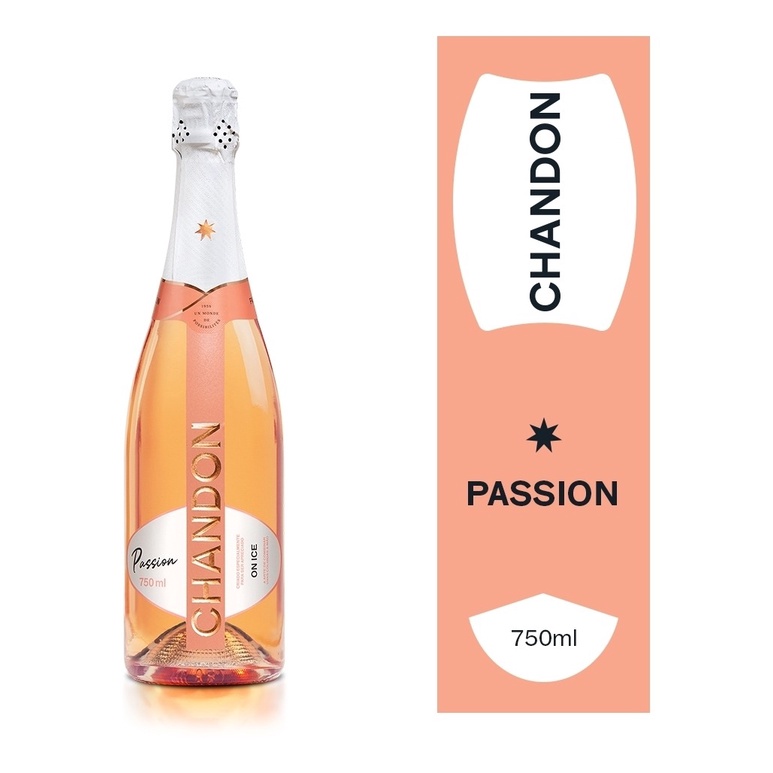 Espumante Chandon Passion Rosé Garrafa De 750ml - Food & Beverages