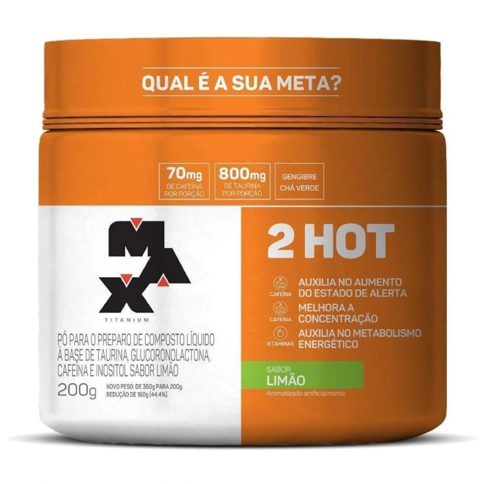 2HOT (200g) - Nova Fórmula - Sabor: Limão