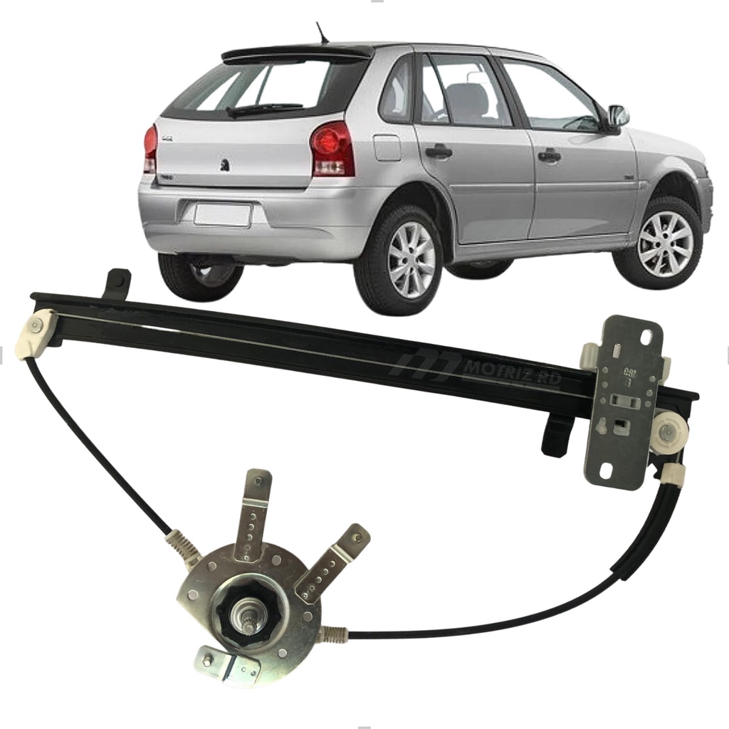 Máquina Vidro Gol G4 Traseira Manual Lado Direito 05 A 2014