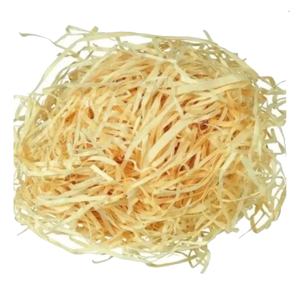 Palha Natural Pacote 45g Decorativa madeira Cesta Festa Junina Cesta Páscoa Decoração Dia das Mães