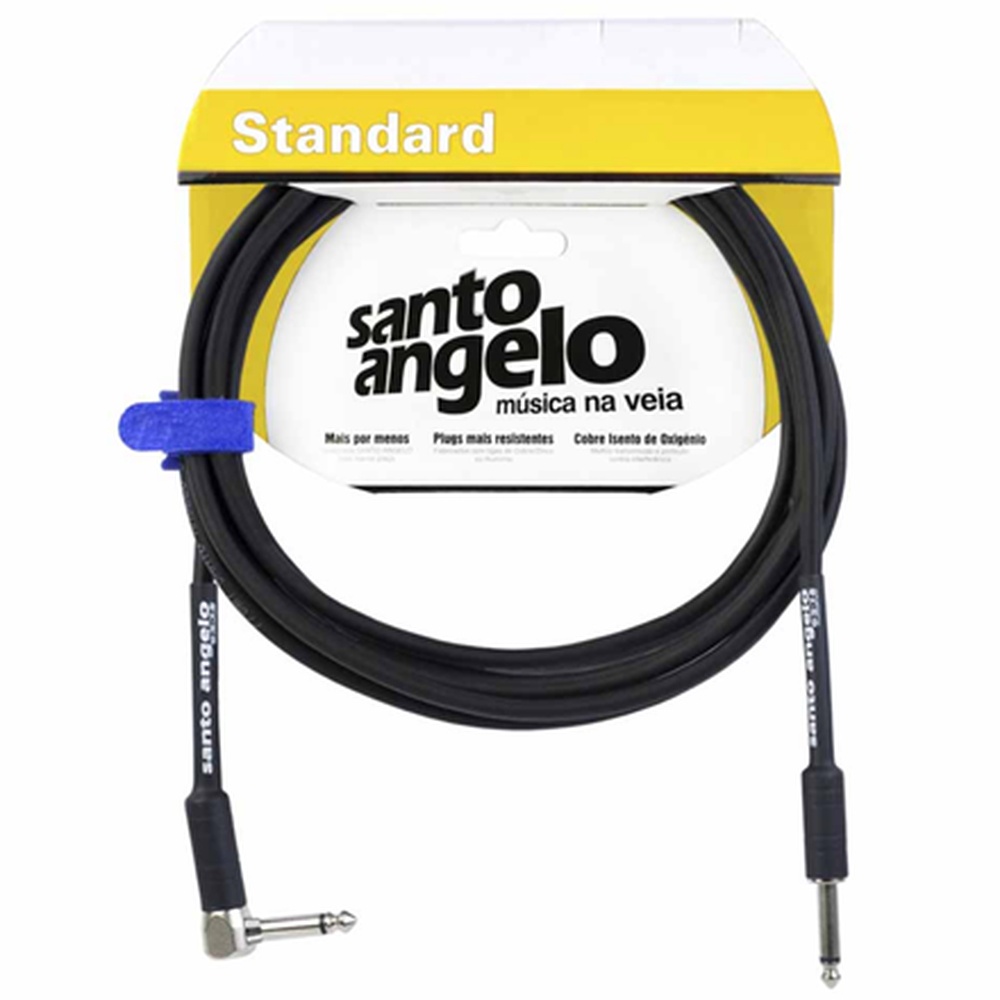 CABO SANTO ANGELO P10ML X P10M 0,30MM ANGEL L 20FT PRETO